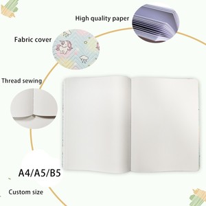 Chất lượng cao myWay mô hình kỳ lân đầy màu sắc da/vải/PP xoắn ốc ràng buộc giấy máy tính xách tay cho trẻ em hàng ngày journaling tưởng tượng - Product Image 3