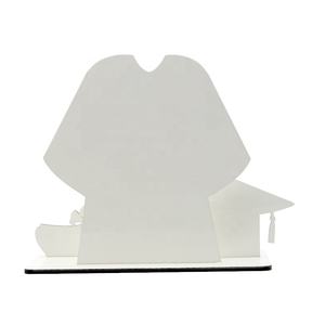 Marco de fotos para decoración de fiesta de graduación, conjunto de capa de MDF para regalo de graduación, sublimación en blanco - Product Image 5