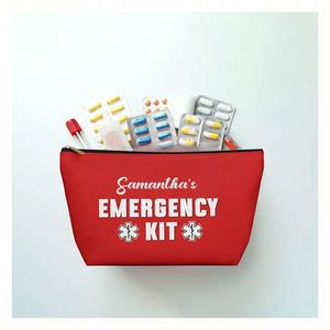 Bolsa de Medicamentos Personalizada para Exteriores, Bolsa de Primeros Auxilios Portátil, Kit de Emergencia para Viajes - Product Image 1