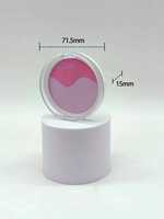 Palette de fard à joues naturel 3D Rose 2 couleurs, longue tenue, sans cruauté, minéral, waterproof, avec protection solaire, fini mat, luxe léger