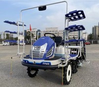 Transplanteur de riz TONGYANG PD60D à 6 rangs, machine à transplanter de riz à vitesse accrue