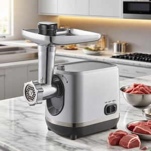 <span class=keywords><strong>Robot</strong></span> de cuisine domestique 450W, <span class=keywords><strong>hachoir</strong></span> à viande électrique, mixeur et <span class=keywords><strong>hachoir</strong></span> alimentaire en métal durable - Product Image 2
