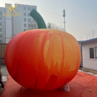 Citrouille géante gonflable de dessin animé pour la décoration de fête d'Halloween pour enfants, mascotte de citrouille gonflable durable personnalisée