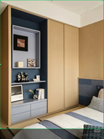 Système de dressing de luxe en bois massif, armoire sur mesure, service de conception gratuit pour villa