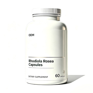 Cápsulas de Rhodiola Rosea al por Mayor ODM/OEM, Apoyan el Control del Estrés, la Energía, la Vitalidad y el Rendimiento Mental - Product Image 1