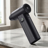 Souffleur d'air portatif multifonctionnel 100 000 tr/min, ventilateur portable 5 vitesses, batterie rechargeable, boîte ondulée pour usage domestique, automobile et extérieur