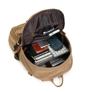 Grande capacité 35L toile <span class=keywords><strong>sac</strong></span> à dos pour hommes décontracté <span class=keywords><strong>sac</strong></span> à dos Vintage <span class=keywords><strong>sac</strong></span> à dos <span class=keywords><strong>ordinateur</strong></span> portable Fit 15.6 "voyage randonnée école <span class=keywords><strong>sac</strong></span> à dos <span class=keywords><strong>sac</strong></span> - Product Image 5