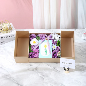 Coffret Cadeau Rose Éternelle Savon en Forme de Fleur – Idéal Fête des Enseignants, Demoiselle d'honneur, Anniversaire, Cadeau Pratique pour Enseignante - Product Image 3