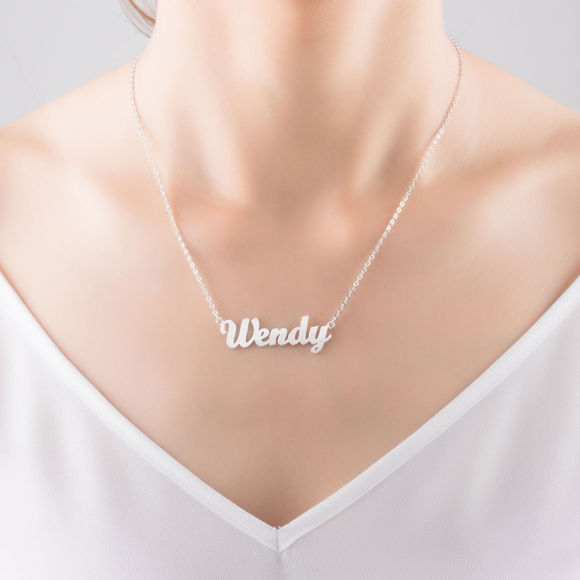 Necklace Silver Name China Trade,Buy 
