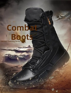 <span class=keywords><strong>Botas</strong></span> de Trabajo para Hombre, Color Marrón, Caña Alta, con Suela de Goma Antideslizante, Forro de Malla, con Cordones, para Senderismo al Aire Libre - Product Image 3