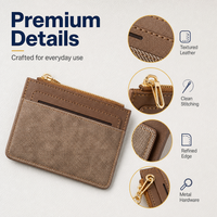 Porte-cartes magnétique souple avec dragonne, multi-poches compactes, personnalisable en épaisseur et poids, prêt à la vente