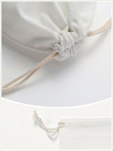 Wholesale Jewelry Home Goods Christmas Banquet Reusable Cotton <b>String</b> Muslin Linen Gift <b>Bags</b> Small Mini - Product Image 2