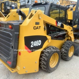 Low Price Used Caterpillar 246 <b>Small</b> <b>Wheel</b> Loader 2 Tons Machinery Construction Equipment Cat 246B 246D Loader Low Hours - Product Image 6
