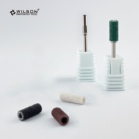Mini-Schleif band Dorn-Kristall geräuschlose Schleifband-Nagel bits mit vibrations armen tragbaren Nagellack-Kits für die Schönheit