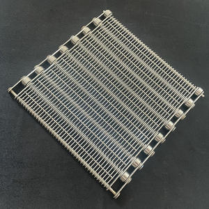 Patates üretim hattı için üretici paslanmaz çelik göz bağlantı tel örgülü konveyör - Product Image 5