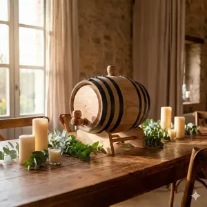 The Barrel House - Baril de 10 L à usage industriel avec robinet pour le stockage de spiritueux - Product Image 6