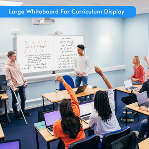 <span class=keywords><strong>Grand</strong></span> <span class=keywords><strong>tableau</strong></span> effaçable à sec réversible chevalet debout <span class=keywords><strong>tableau</strong></span> <span class=keywords><strong>blanc</strong></span> roulant double face <span class=keywords><strong>tableau</strong></span> <span class=keywords><strong>blanc</strong></span> <span class=keywords><strong>magnétique</strong></span> mobile - Product Image 4