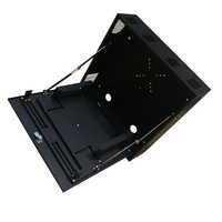 Boîte de sécurité pour DVR/NVR en acier de 16 jauges, robuste, 18'' x 18'' x 5'', avec ventilateur, montage mural, boîte de sécurité pour CCTV NVR, stockage