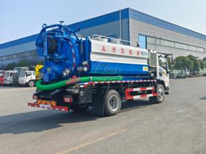 Shacman G1 11m³ Sewer Vactor Truck, Aux Engine <b>Vacuum</b> <b>Pump</b> 22MPa Jet For Septic Tank Sediment Pool - Product Image 5