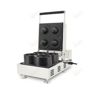 เครื่องทำวาฟเฟิลญี่ปุ่นเคลือบสารกันติด รุ่นใช้ในเชิงพาณิชย์ รูปทรงหน้าอกผู้หญิง เครื่องทำวาฟเฟิลรูปทรงหน้าอกใหญ่ เครื่องทำวาฟเฟิลรูปถ้วยไอศกรีม เครื่องทำขนมไทยากิ - Product Image 4