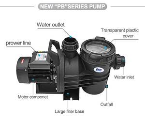 Pikes nouvelle série de <span class=keywords><strong>pompe</strong></span> de raccordement de 1.5 pouces, <span class=keywords><strong>pompe</strong></span> à eau de Circulation de <span class=keywords><strong>piscine</strong></span> de 750kw avec collecte des impuretés pré-filtrantes - Product Image 3