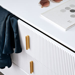 Comodino moderno in legno con 3 cassetti design <span class=keywords><strong>tavolo</strong></span> ad <span class=keywords><strong>angolo</strong></span> set camera da letto cassettiera credenza comodino in legno - Product Image 4