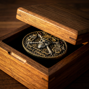 Moneda Moderna Grabada a Medida, Chapada en Oro, Pulida a Mano, Acabado <span class=keywords><strong>de</strong></span> Fundición <span class=keywords><strong>de</strong></span> Precisión, <span class=keywords><strong>Arte</strong></span> Táctil Ecológico <span class=keywords><strong>de</strong></span> Zinc - Product Image 4