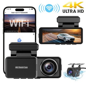 Cámara para Auto 4K con Wifi, Dashcam DVR con Aplicación, Grabadora de <span class=keywords><strong>Video</strong></span> para Vehículos, Rastreador HD para Auto - Product Image 1
