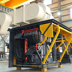 SHENGUANG 10ton acier électrique <span class=keywords><strong>fer</strong></span> ferraille <span class=keywords><strong>fusion</strong></span> fréquence intermédiaire four à Induction <span class=keywords><strong>température</strong></span> de <span class=keywords><strong>fusion</strong></span> jusqu'à 1800 degrés - Product Image 2