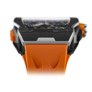 Montre-bracelet mécanique automatique pour homme, nouvelle tendance, de haute qualité, squelette mécanique, chronographe en fibre de carbone TPT, tachymètre 6501 - Product Image 4