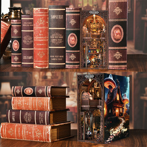 Casetta <span class=keywords><strong>in</strong></span> Legno Fai-da-Te di Zhu Yi, Modello di Casa delle Fate, Giocattolo da Costruire a Mano, Fermalibri Decorativo, Idea <span class=keywords><strong>Regalo</strong></span> - Product Image 2