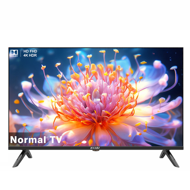 40 Inch FHD Flat Screen LED TV Non Smart Regular Normal Television Energy Saving Ultra Thin Home Hotel Office LCD TV