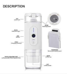 Machine à café rétro-rechargeable, w, chauffe <span class=keywords><strong>mini</strong></span> <span class=keywords><strong>espresso</strong></span> pour porte extérieur - Product Image 4