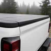 Couverture de benne rigide pliable en trois parties pour Nissan Titan, en aluminium, profil bas, étanche, OEM ODM