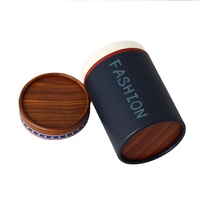 Emballage personnalisé en papier kraft cylindrique, écologique, biodégradable, pour thé, café, cosmétiques, fleurs, cadeaux, impression quadricolore
