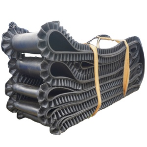 Konveyor Roller Gravitasi Chip Kecil Sabuk Karet Logo Kustom T10 Lapisan Karet Timing <span class=keywords><strong>Belt</strong></span> Sabuk Konveyor Sidewall - Product Image 1