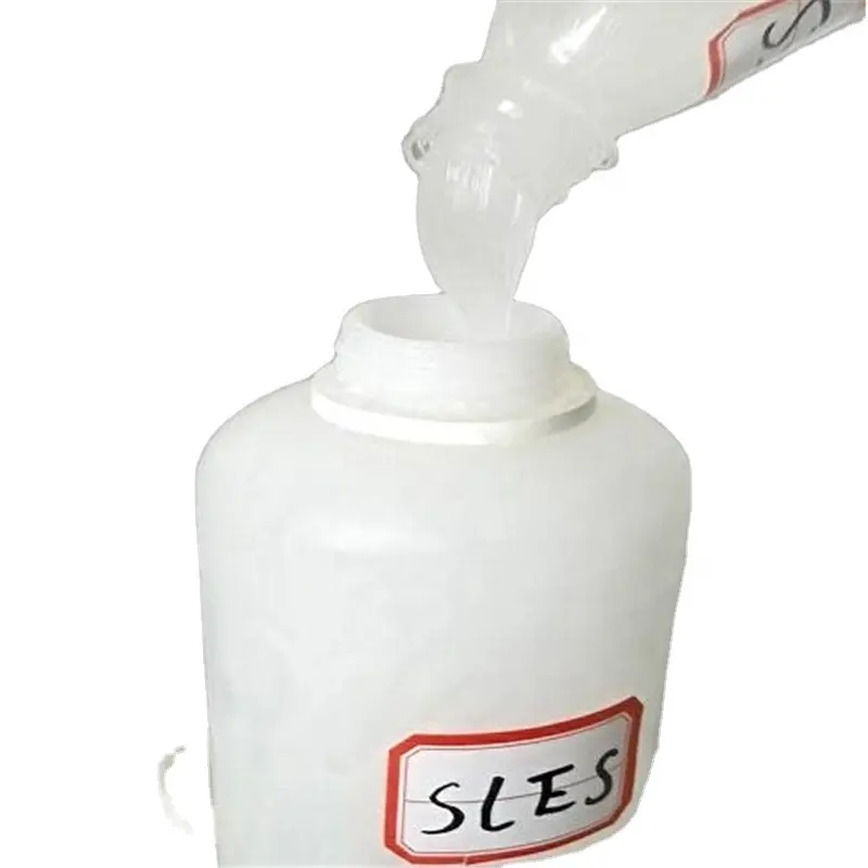 Deterjen bahan mentah SLES 70% Sodium Lauryl Ether Sulfate CAS 68585-34-2 / 68891-38-3 / 9004-82-4