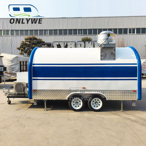 ONLYWE Vente en plein air <span class=keywords><strong>Chariot</strong></span> <span class=keywords><strong>à</strong></span> bonbons Cuisine mobile Mini remorque alimentaire <span class=keywords><strong>Chariot</strong></span> <span class=keywords><strong>à</strong></span> hot-dog pour jus de fruits Lait <span class=keywords><strong>Chariot</strong></span> <span class=keywords><strong>à</strong></span> crème glacée - Product Image 3