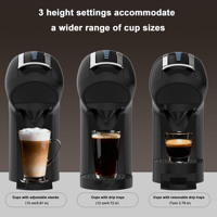Machine à expresso, cafetière à portion individuelle compatible avec plusieurs types de capsules, café moulu