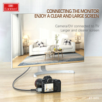 EARLDOM Hochwertiges 8K HD-Kabel 48 Gbit/s Speed Audio Video Kabel Full HD 1080P für Kamera/DV und DVD-Player Twisted Pair