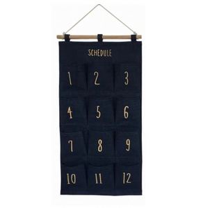 Customize Fabric Hanging Wall Pouch Hang Organizer <b>Large</b> Self-contained Storage Bag - Product Image 2