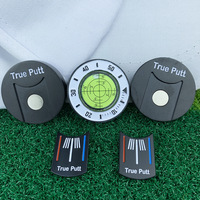 Marqueur de balle de golf personnalisé en gros outil de marqueur de balle magnétique d'alignement auxiliaire horizontal