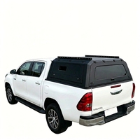 Cubierta Rígida de Aluminio Reforzado de 6.1 a 6.5 Pies con 3 Puertas y Ventana Deslizante para Camionetas Tacoma y Dodge Ram 1500