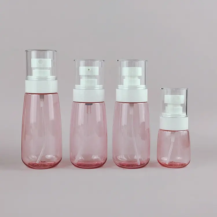 Produk Perawatan Kulit Plastik PET 80Ml Botol Susu Kecil Botol Semprot Kabut Halus
