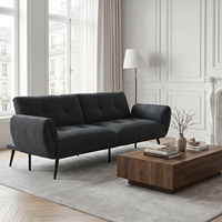 Canapé-lit convertible moderne OEM ODM 3 places avec positions inclinables pour salon et chambre à coucher