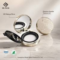 Offre Spéciale – Boîtier Compact Rond en Plastique de 12g, Personnalisable, Vide, pour Crème BB, Fond de Teint Cushion et Poudre Compacte