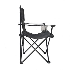Hot Selling <b>Cheap</b> Folding Fishing Chair with Cup Holder 600D Oxford Outdoor Beach Camping Chair for Dining <b>Gym</b> School Use - Product Image 2