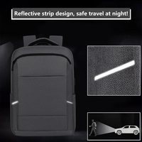 Logo Kustom Modis Kapasitas Tinggi Tahan Air Tahan Lama Notebook Wanita Bisnis Biaya Usb Ransel Laptop Unisex untuk Pria Desain