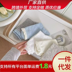 ถุงเท้าสไตล์ญี่ปุ่นแบบบางสำหรับฤดูใบไม้ผลิและฤดูร้อน พร้อมโบว์แบบโปร่งสไตล์บัลเลต์ น่ารัก แต่งลูกไม้ช่วงข้อเท้า ความยาวครึ่งน่อง - Product Image 5