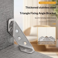 Support d'angle multifonctionnel moderne en acier inoxydable, étanche, écologique et durable pour lit, table, chaise et quincaillerie de meubles